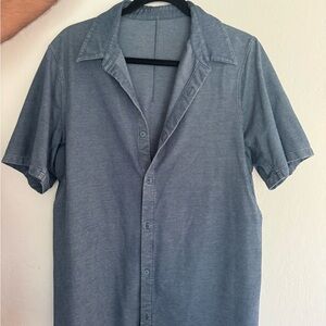 Lululemon Short Sleeve Button Up
